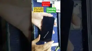 Samsung M20 lcd changing process. 30sec of video its took 30min to complete process  #shorts #mobile