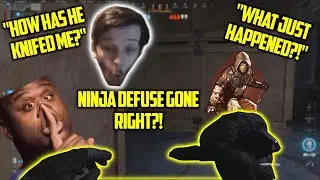 Ninja defuse attempt turns into a knife-only clutch...