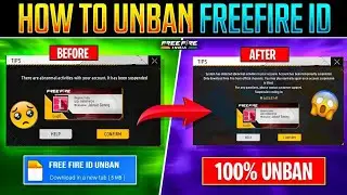 how to recover free fire suspended account | free fire suspended id ko unban kaise kare | 🔥| UNBAN 💯