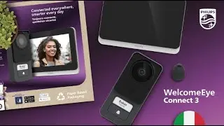 #Videocitofono Wi-Fi e Touch screen - Immagine 3K - Philips WelcomeEye Connect 3 - rif. 531046