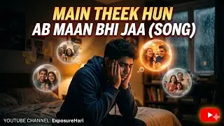 Mai theek ho ye maan bhi le song / mai theek hu ye sach nhi hai mera song#exposurehari#sadsong#viral