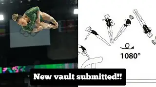 Rebeca Andrade 🇧🇷 submits Triple Yurchenko at Paris Olympics - Training Video Preview 👀