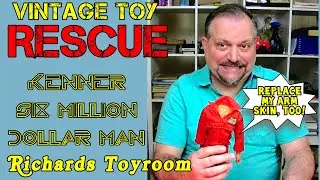 VINTAGE TOY RESCUE! 1975 KENNER SIX MILLION DOLLAR MAN