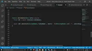 How to delete data from database in flutter sqflite