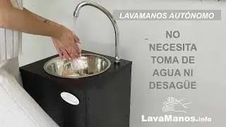 Lavamanos autónomo Mini Clinic ELECTRICO NEGRO