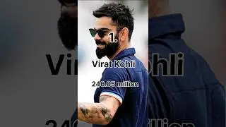 Highest instagram followers in india#shorts#virat🔥🔥