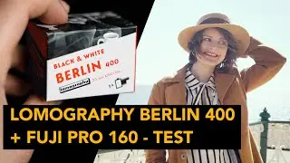 Lomography Berlin 400 and Fujifilm Pro 160 - a portrait photoshoot with Jasmin AKA @solzkin.