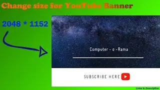 How to change Image Size to 2048 and 1152 pixels for Channel Art / Channel Banner using Paint.net