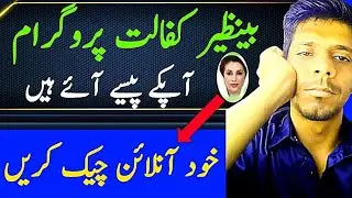 benazir Income Support Program |How To Check Online Status Benazir Income support Program