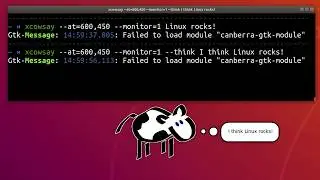 How to print a cow on your Ubuntu desktop
