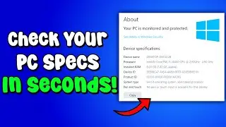 How to Check PC/Laptop Specs on Windows 10/11 | Find CPU, GPU, RAM