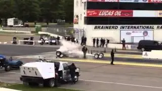 Rocket car testing at Brainerd International Raceway