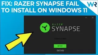 FIX: Razer Synapse failed to install in Windows 11