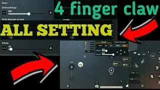 Best sensitivity settings for 4 finger claw pubg mobile | All settings,Gyro,ADS,control ft.DEEP_AK47