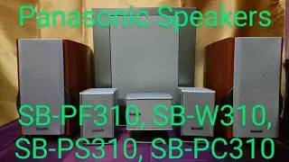 Panasonic Speakers SB-PF310, SB-W310, SB-PC310, SB-PS310 001