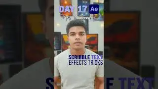 Day 17 After Effects Trips and Tricks \Scribble Text Effects Tricks \#gb_creation