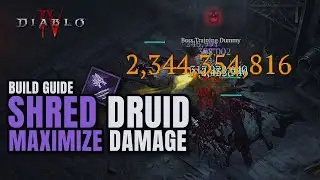 BILLIONS OF DAMAGE - Shred Druid Build Guide Diablo 4 Season 2