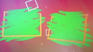 Brush transition Green screen