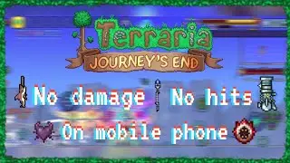 All Terraria bosses on mobile phone || No damage || No hit || Master FTW