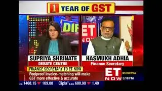 One year of GST Revenue Secretary Hasmukh Adhia