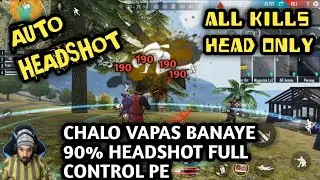 ❤❤🔴 LIVE FREE FIRE Rush For 90% headshot Rate #10