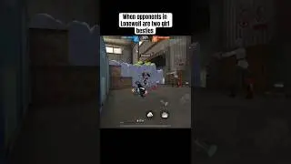 When opponents in Lonewolf are two girl besties #freefire #dipsantv