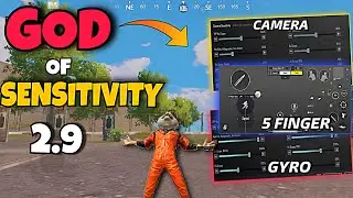 NEW UPDATE 2.9.0 !! BEST SENSITIVITY CODE + CONTROL SETTINGS PUBG MOBILE/BGMI