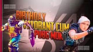 Birthday Valorant Cum PubgM Monatge | #Road_to_300 | Stay Safe Covid-19 🧡 | ProBot is a Monster 👹