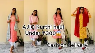 Affordable kurthi | Ajio kurthi haul | Casual wear kurthi | Branded kurthi