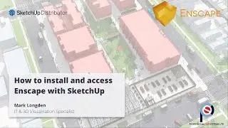 How to install and access Enscape for SketchUp