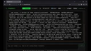 DeepShell AI — Docker Compose for Nginx with PostgreSQL Database