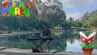 I played Piranha Plant's Lullaby from Super Mario 64 on piano at a park