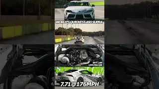 World’s Quickest A90 Supra 🚀 7.71 @ 176 MPH 🔥