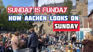 Sunday FUNDAY // How Aachen Germany 🇩🇪 Looks Like on Sunday? Let’s Go for A Walk!