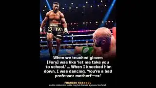 FRANCIS NGANNOU WAS PISSED #ufc #mmaworld #mma #francisngannou #tysonfury