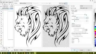 Converting Low Quality Vector Drawing to High Quality [Corel Draw X7]