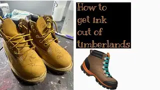 How to remove ink from timberlands!