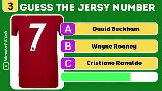Guess the player By Jersey Number Football Quiz