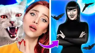 Ich bin ein Vampir Geworden! Ich Baue ein Geheimzimmer für die Katze!