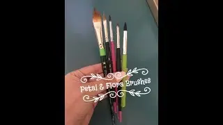Petal & Flora Brush Demo - Face Painting Brushes