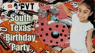 SOUTH TEXAS BIRTHDAY PARTY #PVT #Party #Kiannasparty Pinata #Cake #Candies #Candles #Presents