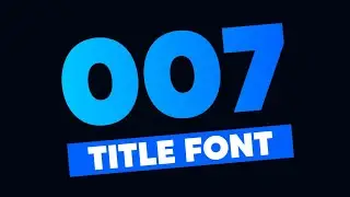 07 Title/Headline Fonts for Thumbnails