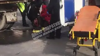 В центре Днепра грузовик раздавил человека