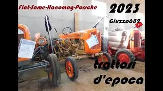 COLLEZZIONE INEDITA DI TRATTORI D'EPOCA!!! Fiat, Same, Hanomag, Porsche e Massey Ferguson!