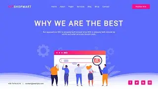 Make Animated Website Design Using HTML And CSS With Wave Animation Step By Step Tutorial 2020
