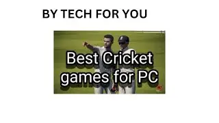 BEST CRICKET GAMES FOR PC