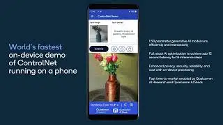 ControlNet: Running a 1.5B parameter generative AI model completely on device