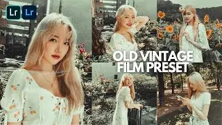 Old Vintage Film Preset Free Lightroom Mobile Presets Free Dng | Lightroom Editing Tutorial