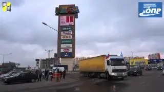 Первого мая 2016 года колонна Химкинских дальнобойщиков - покидает стоянку в Химках.