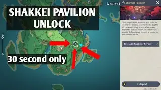 How to unlock Shakkei Pavilion domain | Genshin Impact |